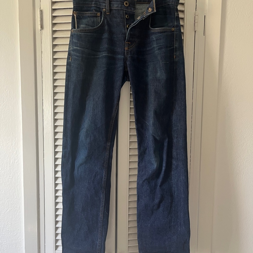 Men's Brave Star Straight leg Selvedge denim jeans size 30